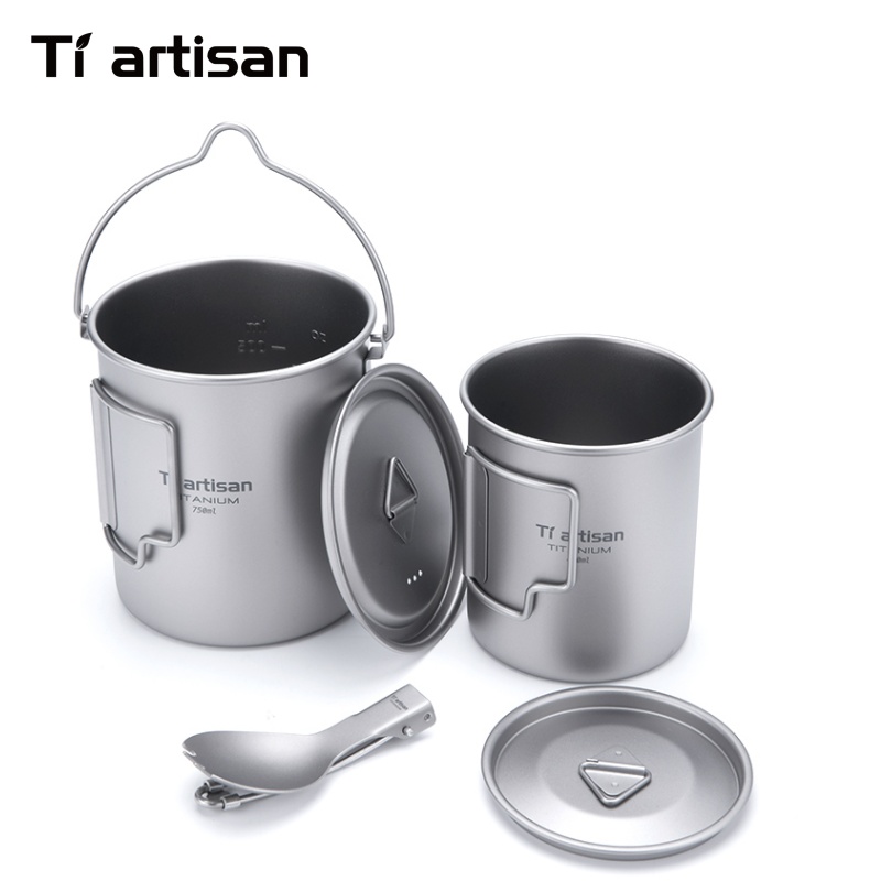 Tiartisan Pure Titanium Ultral - đánh giá và giá Camping Cooking Bundle