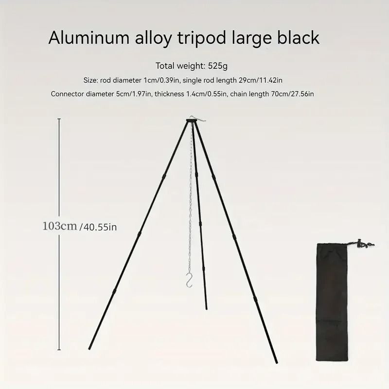 SSUNTAK Portable Detachable Ca - đánh giá và giá Camping Cooking Pot Tripod