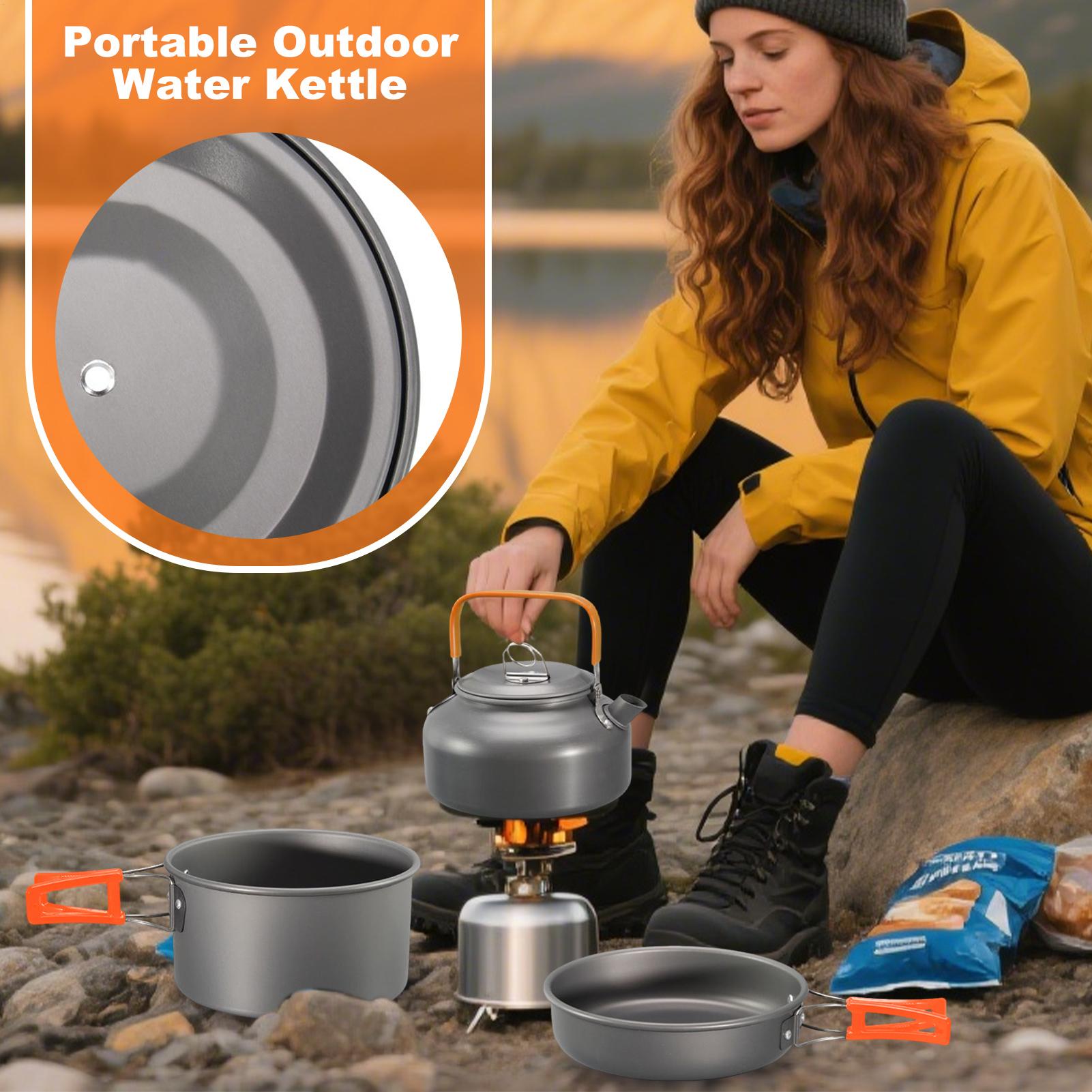 Camping Cookware Camping Cook  - đánh giá và giá Camping Cooking Set Non Stick