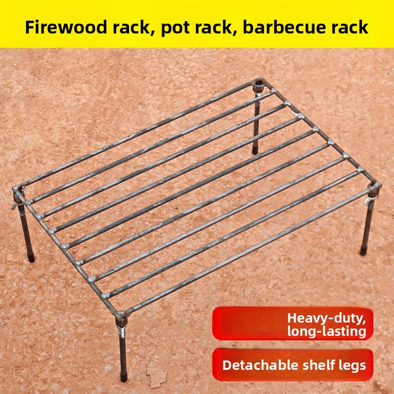 Steel Tripod Pot Stand Outdoor - đánh giá và giá Camping Cooking Pot Tripod