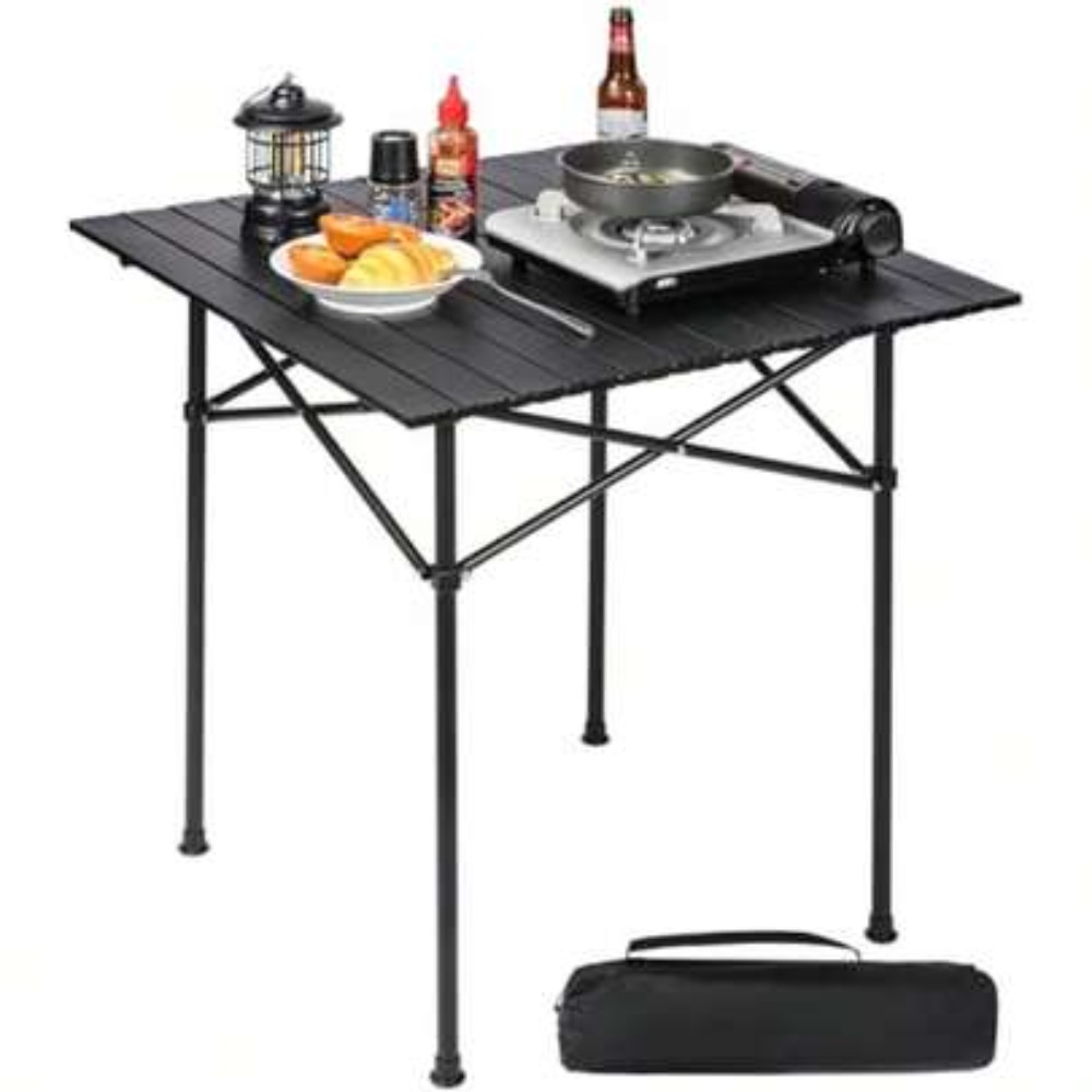 Roll Up Camping Table Folds Fl - đánh giá và giá Camping Cooking Requirements