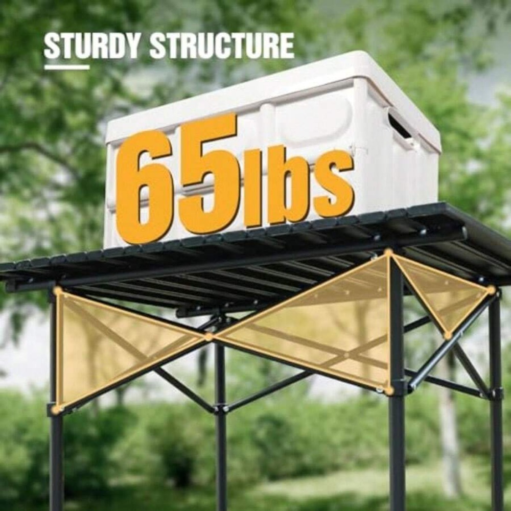 Roll Up Camping Table Folds Fl - đánh giá và giá Camping Cooking Requirements