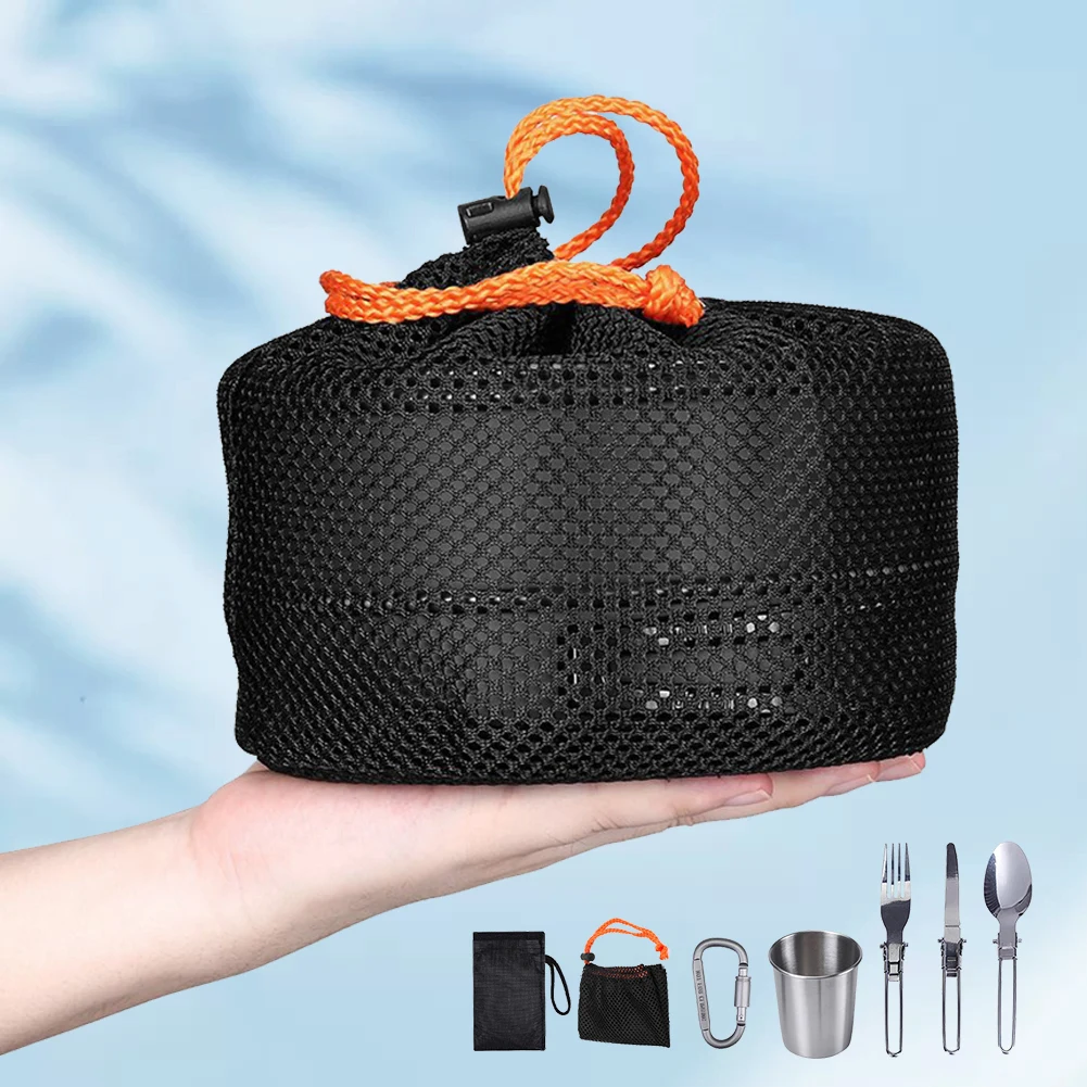 Camping Cookware Kit Kettle Po - đánh giá và giá Camping Cooking Set Lightweight