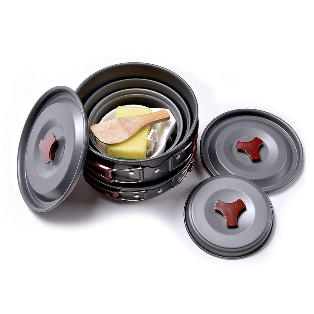 Outdoor Camping Cookware Kit N - đánh giá và giá Camping Cooking Unit
