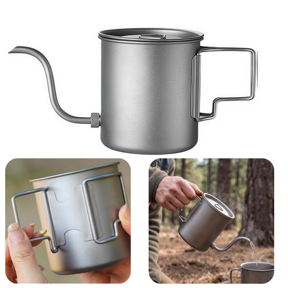 420ml Pure Titanium Camping Co - đánh giá và giá Camping Cooking Set Lightweight