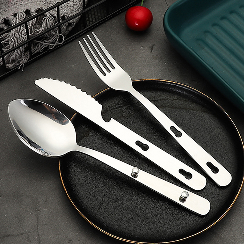 3pcs/set Portable Camping Cook - đánh giá và giá Quechua Camping Cooking Set