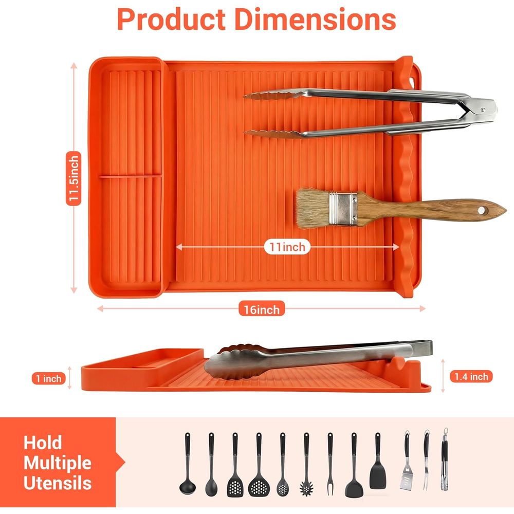 Heat Resistant Silicone Grill  - đánh giá và giá Camping Cooking Area