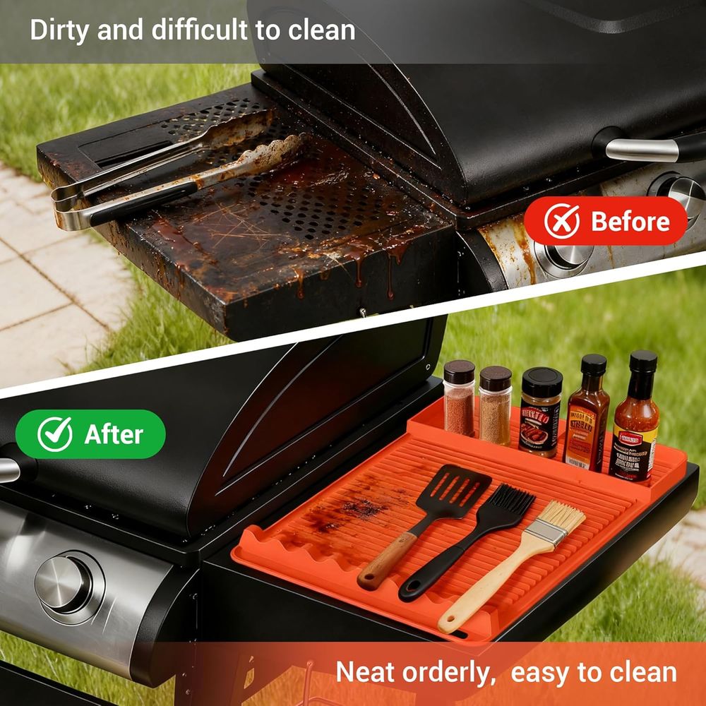 Heat Resistant Silicone Grill  - đánh giá và giá Camping Cooking Area