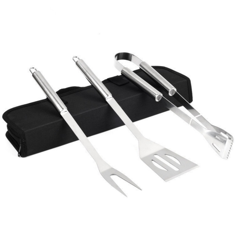 BBQ Tools Set Barbecue Utensil - đánh giá và giá Quechua Camping Cooking Set