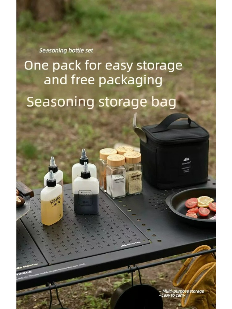 Seasoning Bottle Set Portable  - đánh giá và giá Camping Cooking Oil Bottle